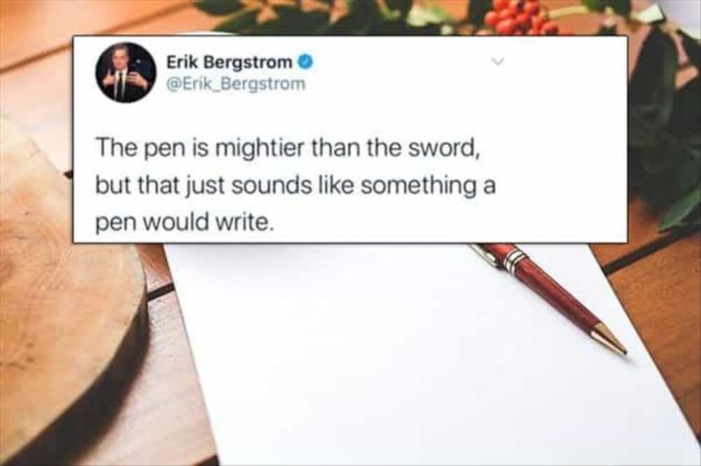something a pen would write