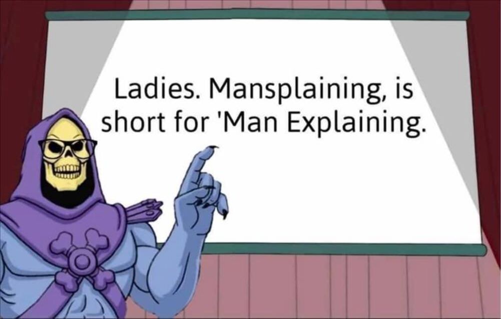 mansplaining