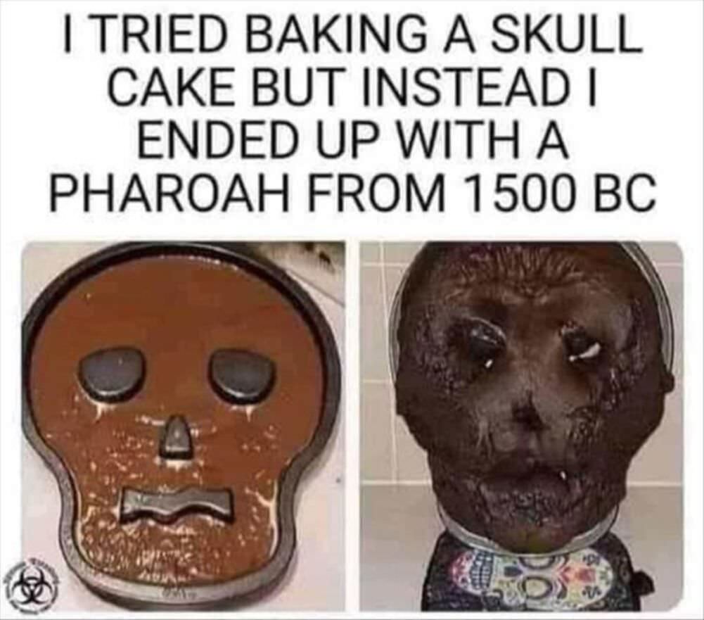 skull cake