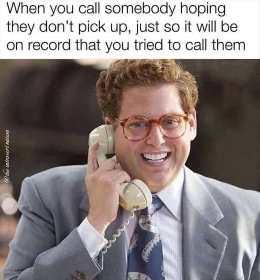 calling someone