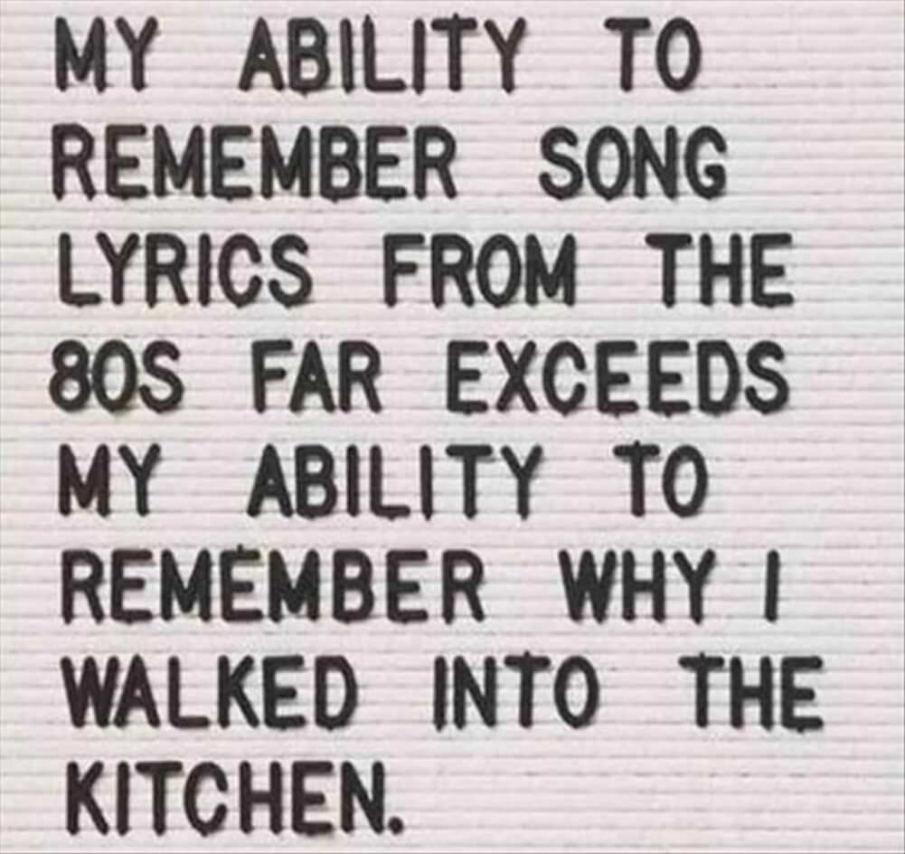 my ability to remember