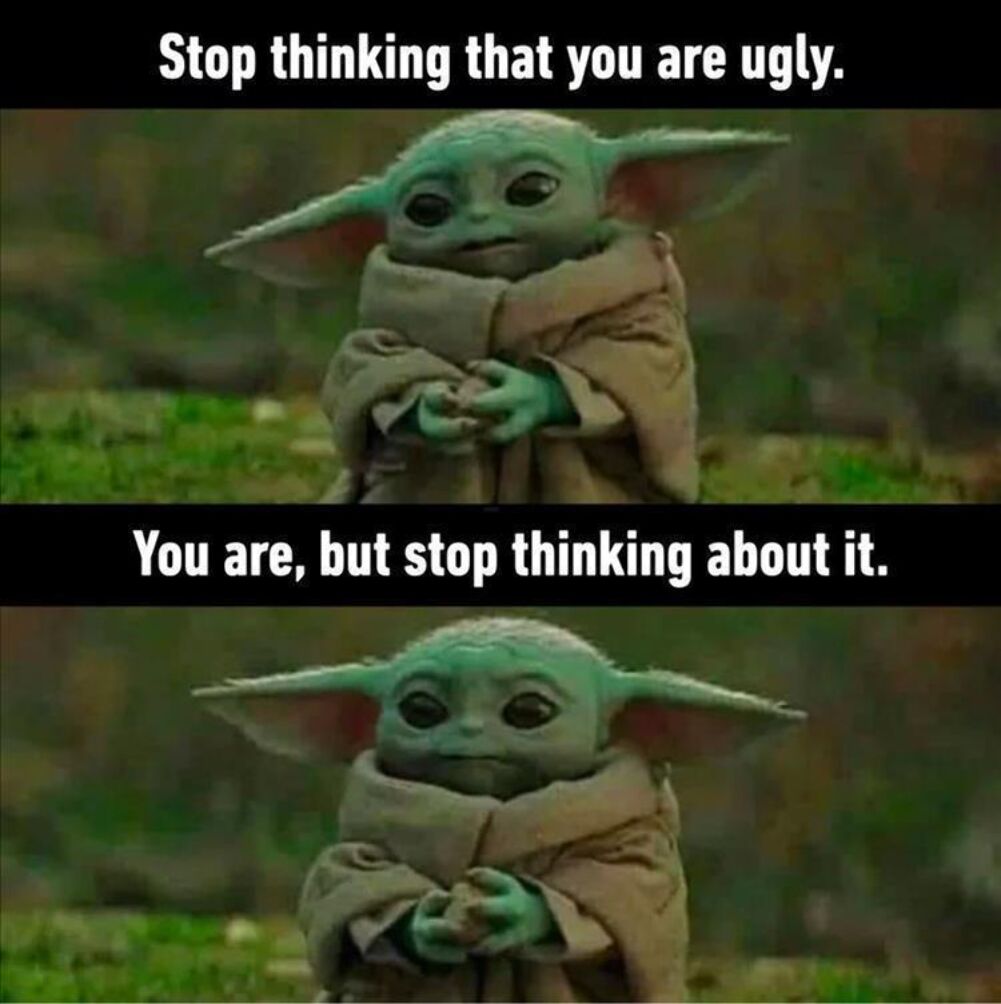 stop thinking it
