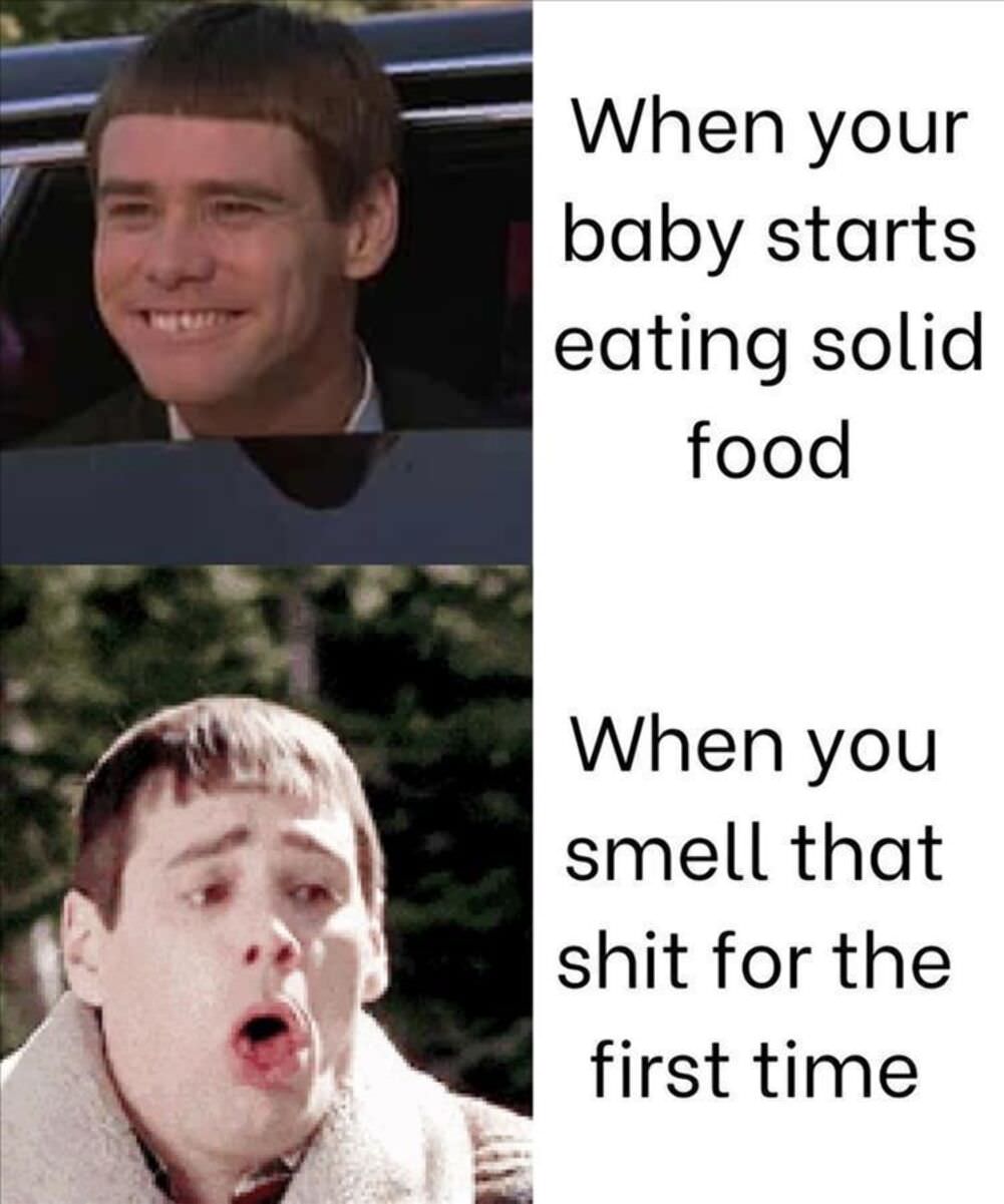 eating some solid food