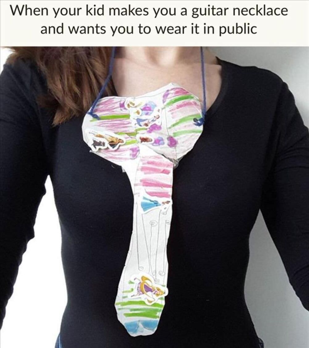 nice guitar necklace