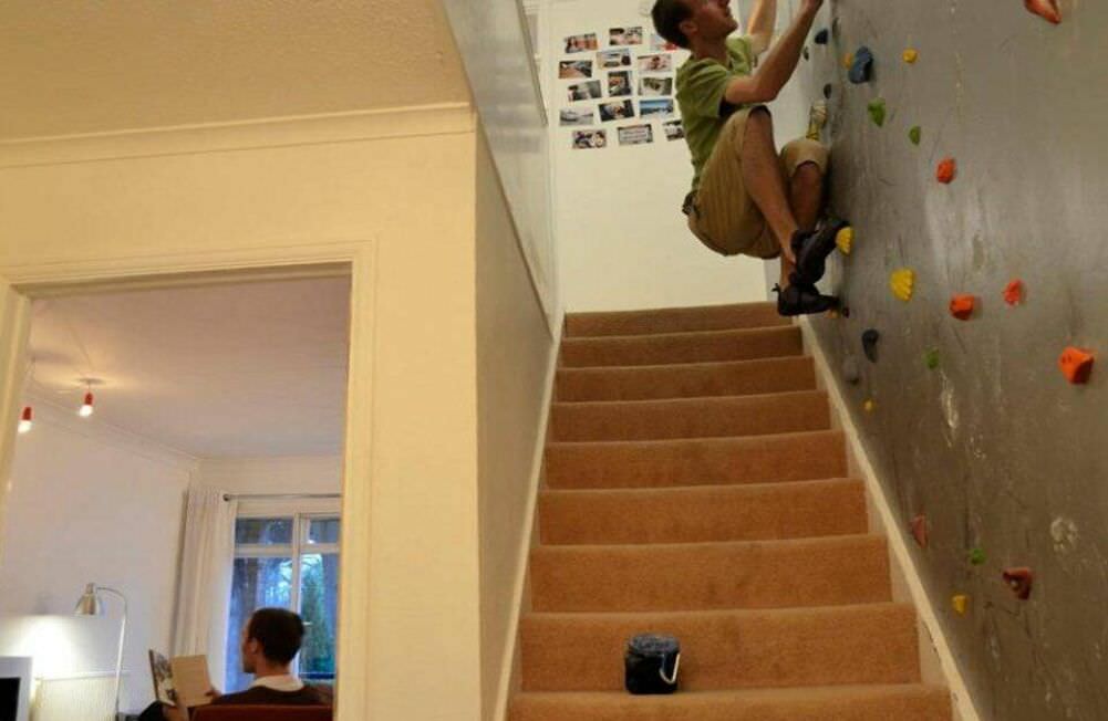 climbing the walls