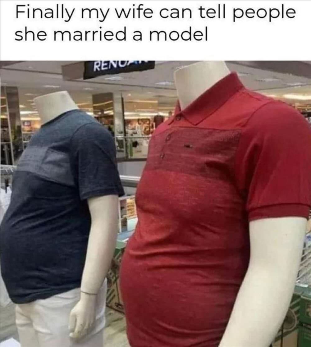 married to a model