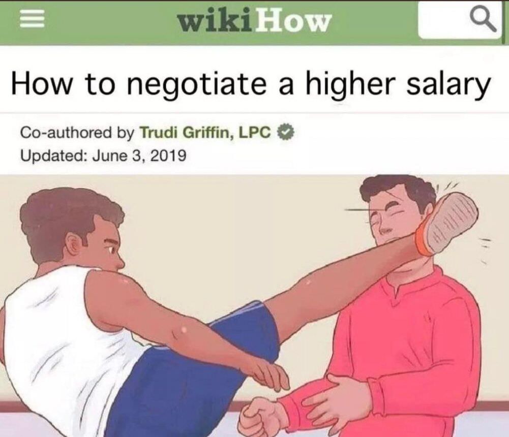 a higher salary
