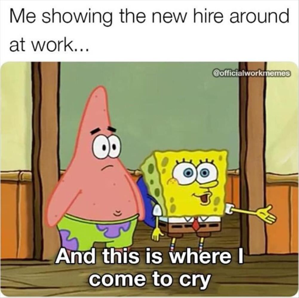 showing off the office