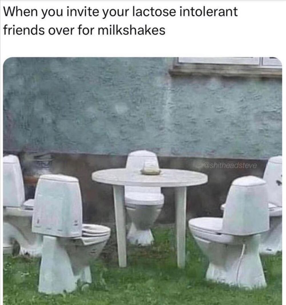 come over for milkshakes