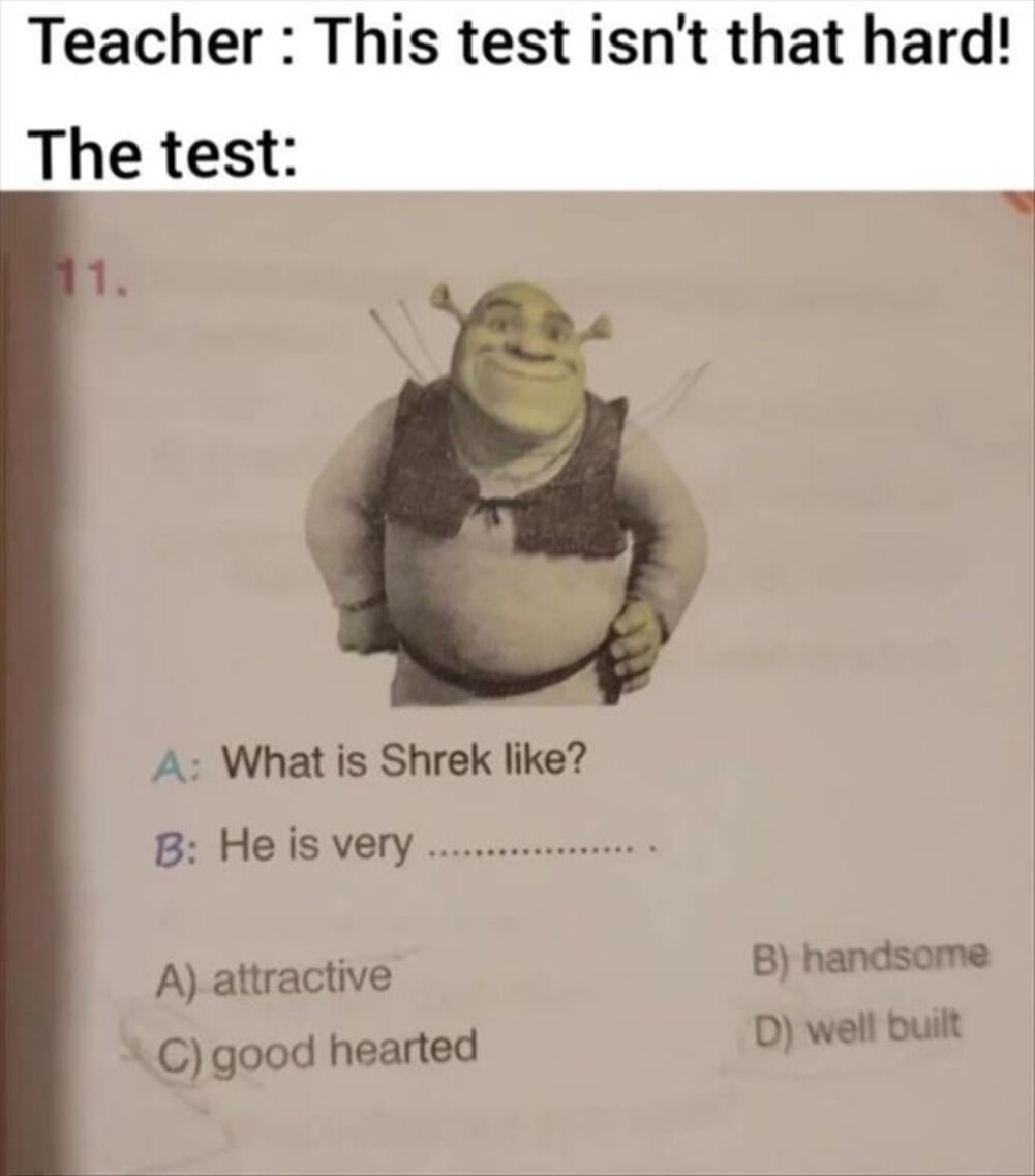 the test