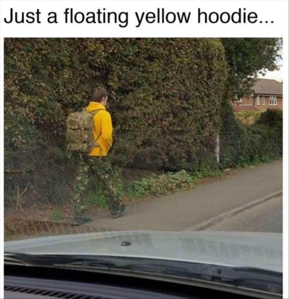 floating hoodie