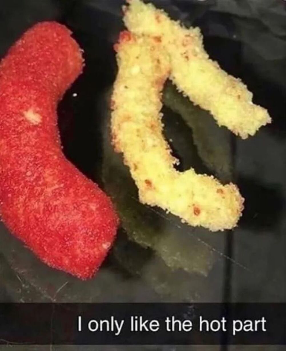 i only like the hot part