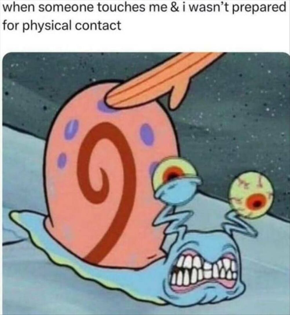 touches me