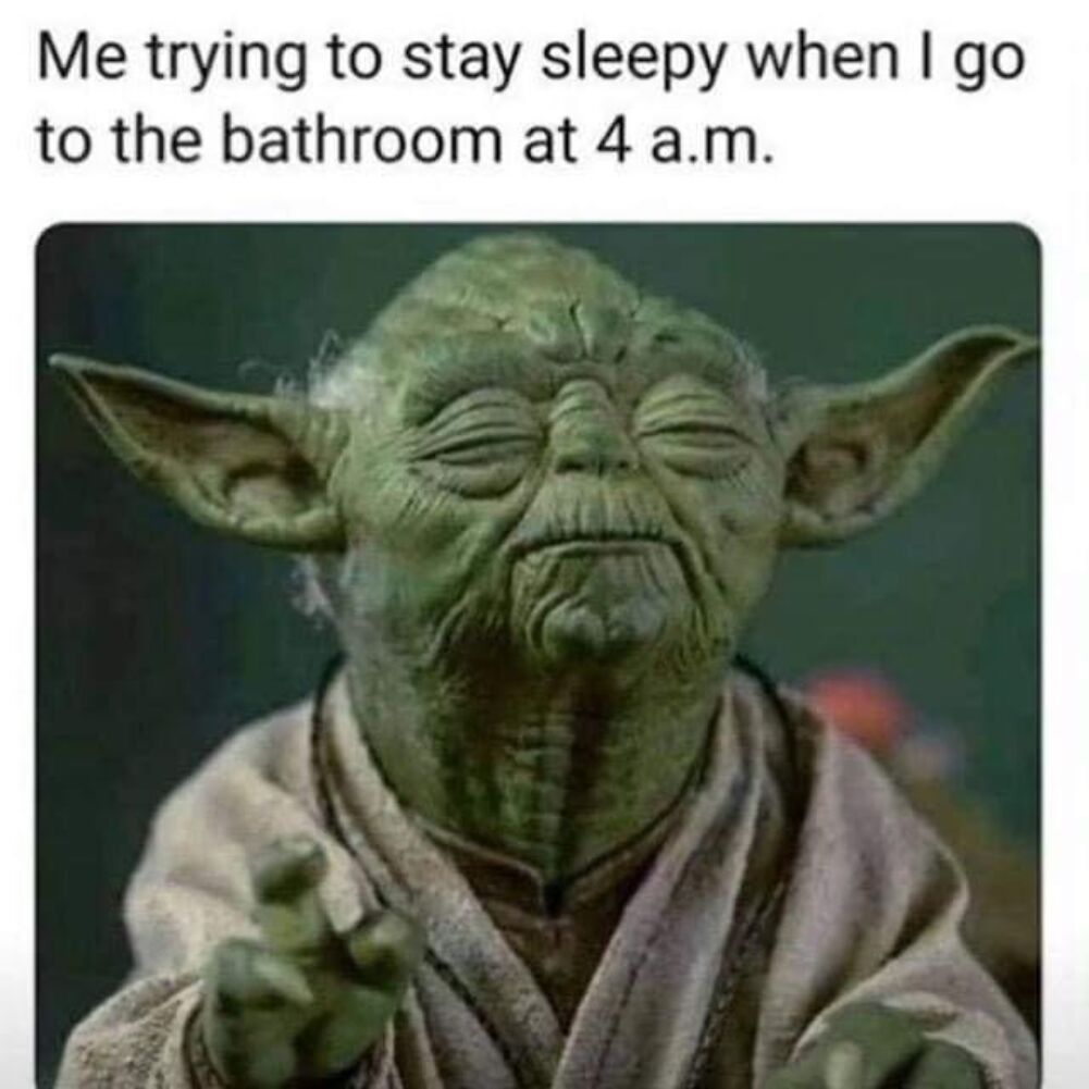 trying to stay sleepy