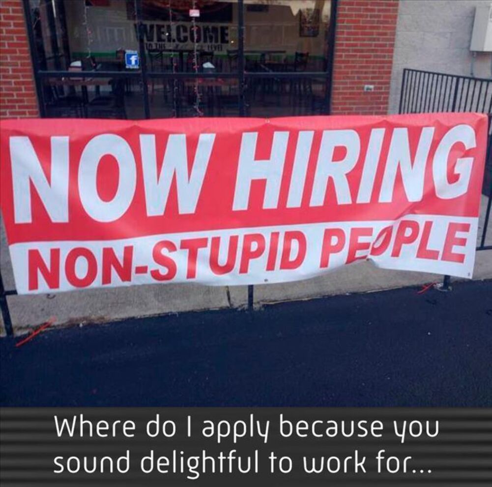 now hiring