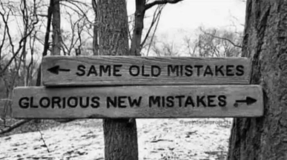 all kind of mistakes