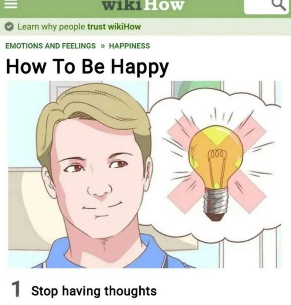 how to be happy