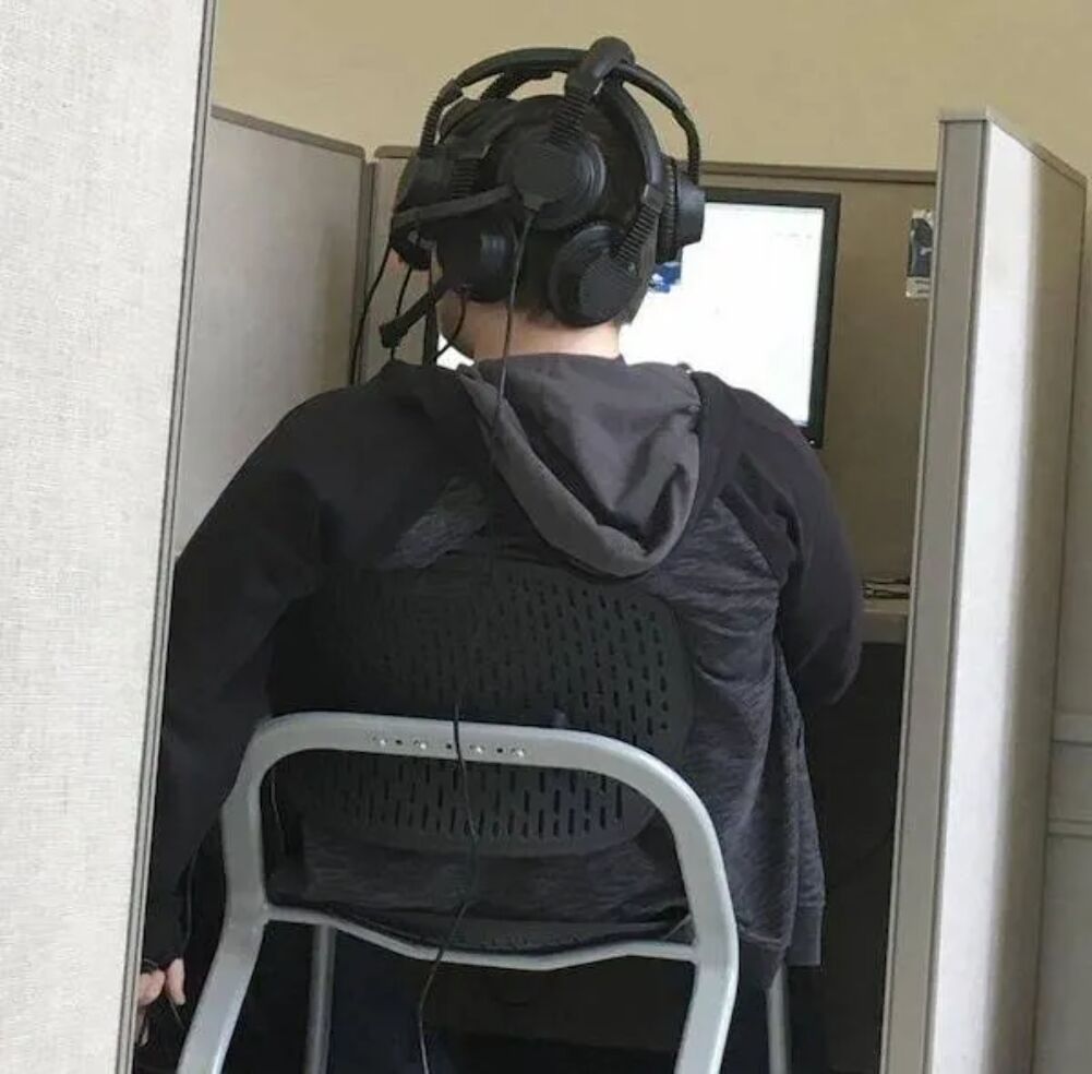 headset man