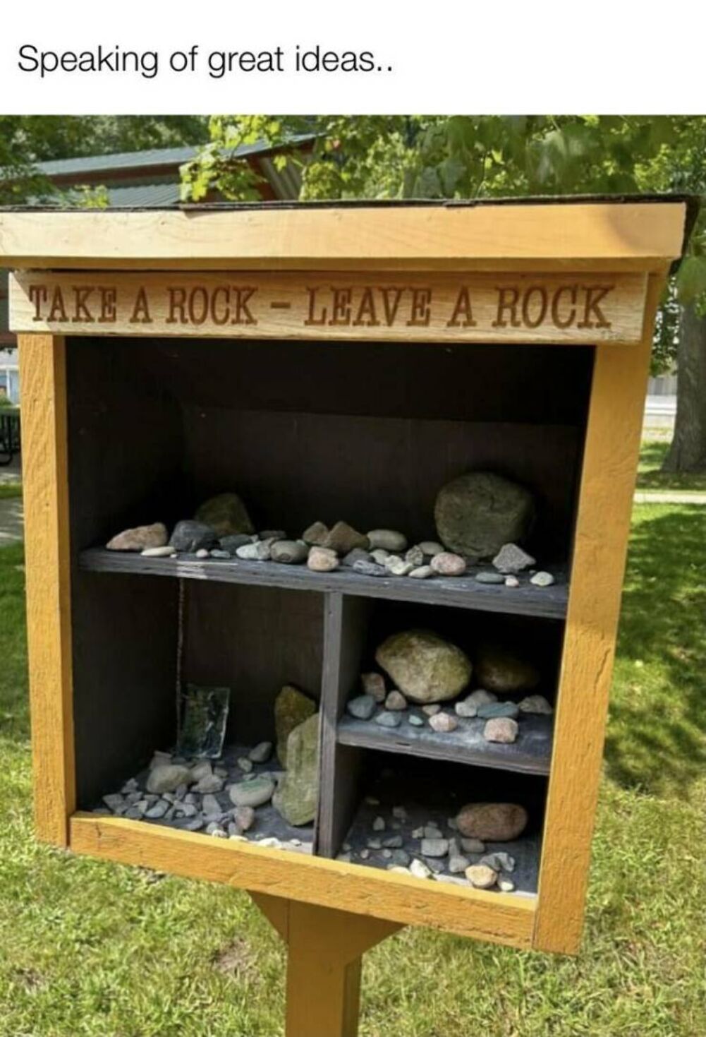 ake a rock