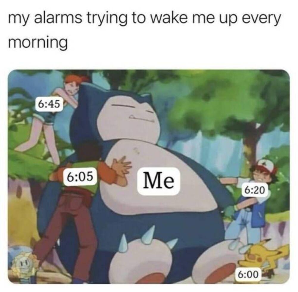 trying to wake me up