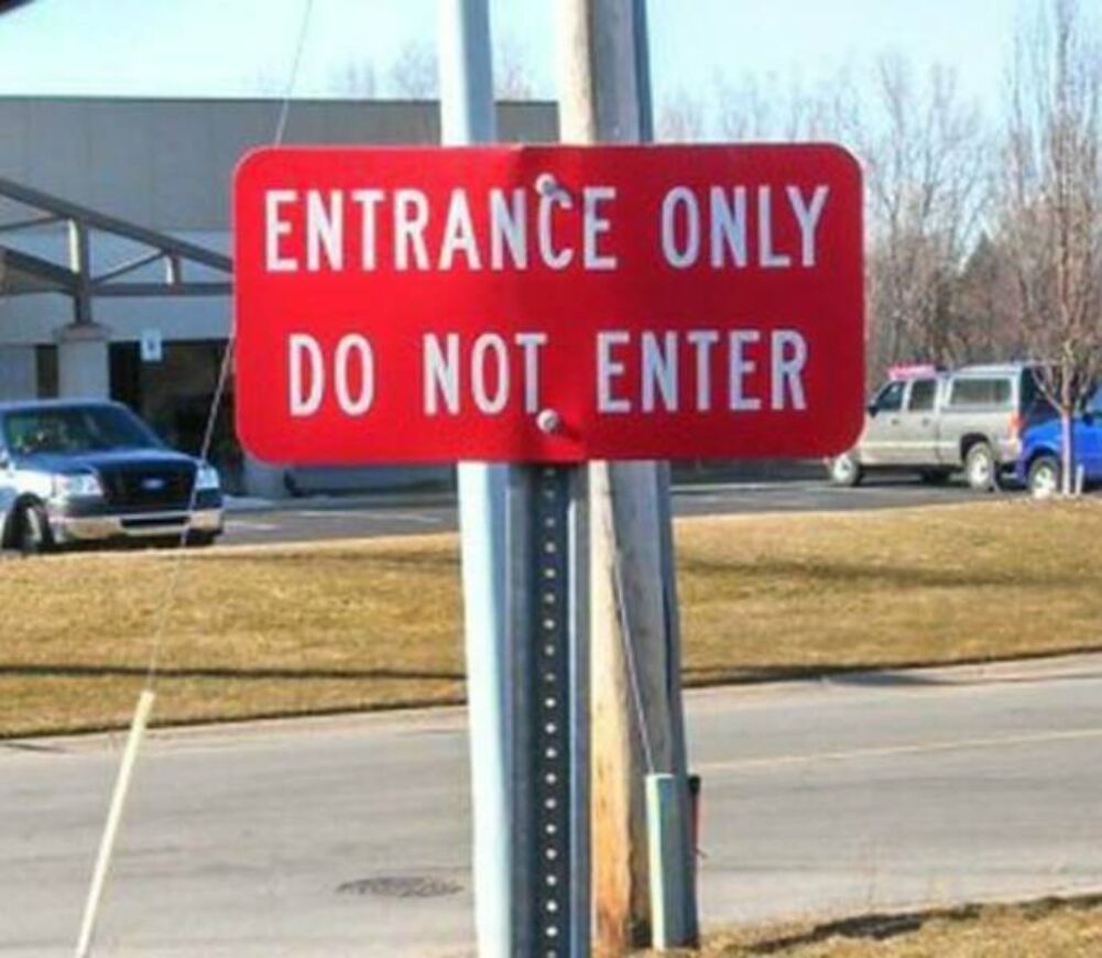 enter only
