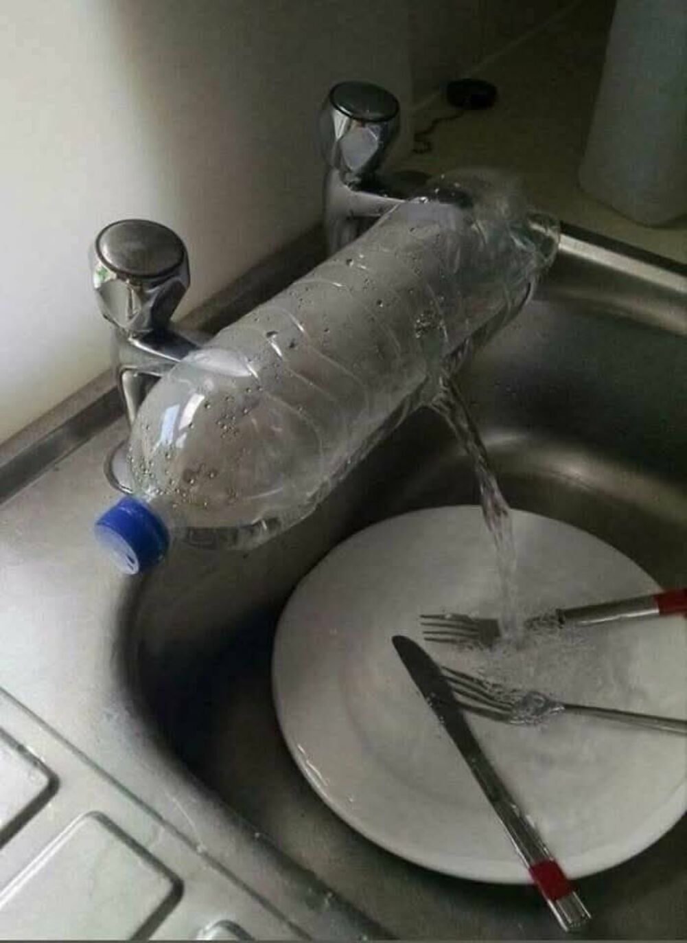 fixed the sink