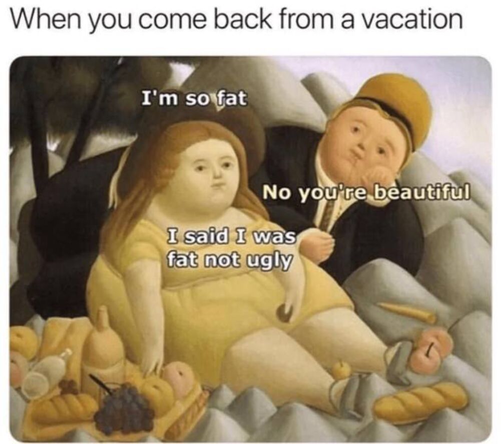 come back from vacation