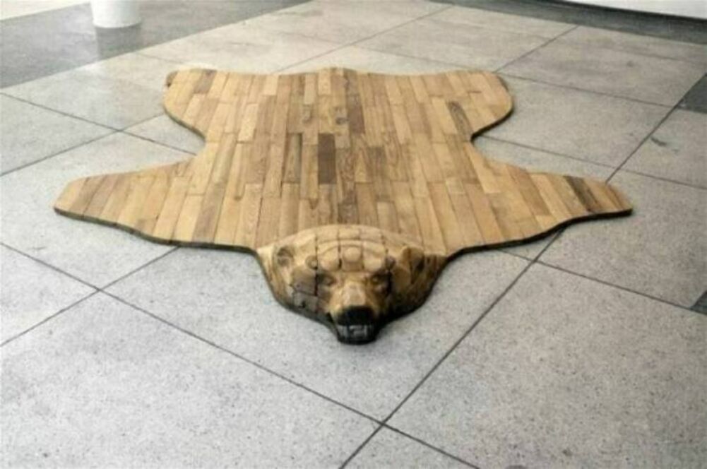 the wooden bear