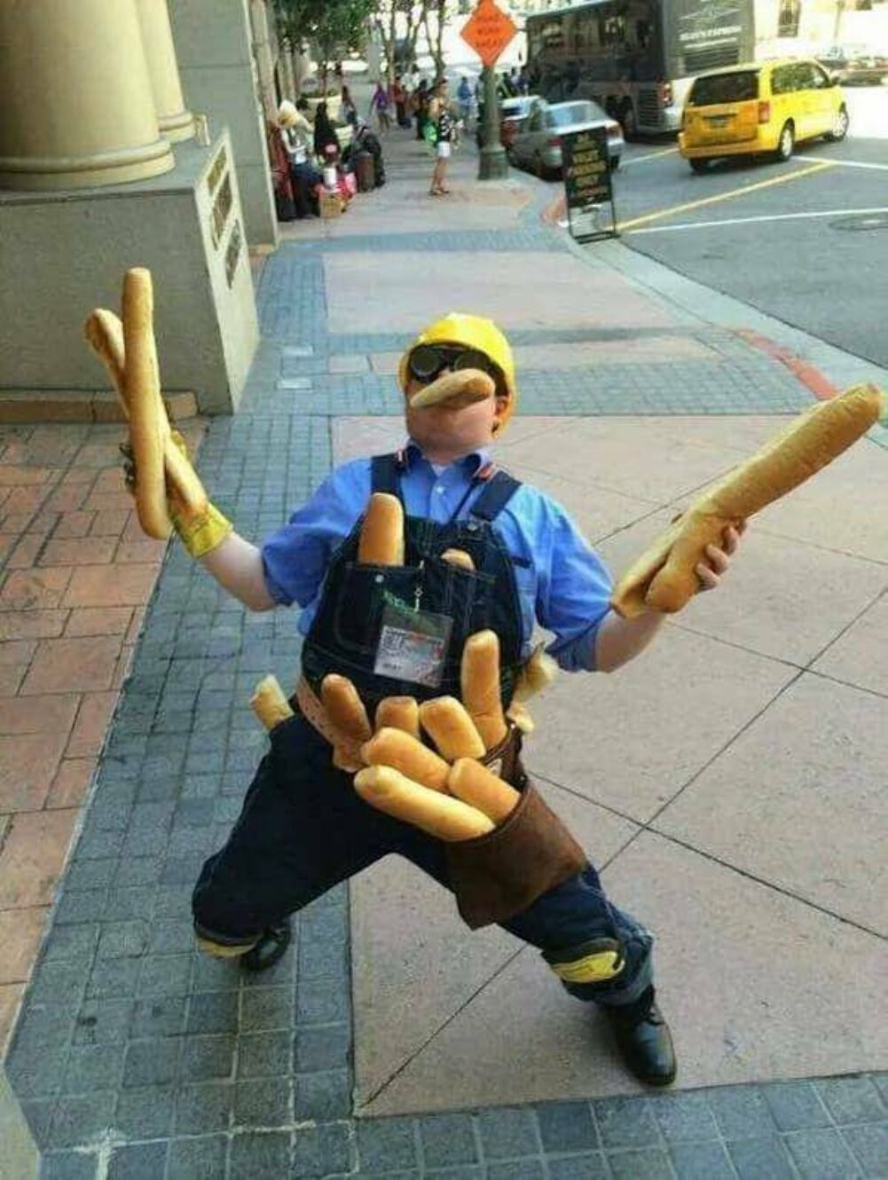 this guy stops traffic