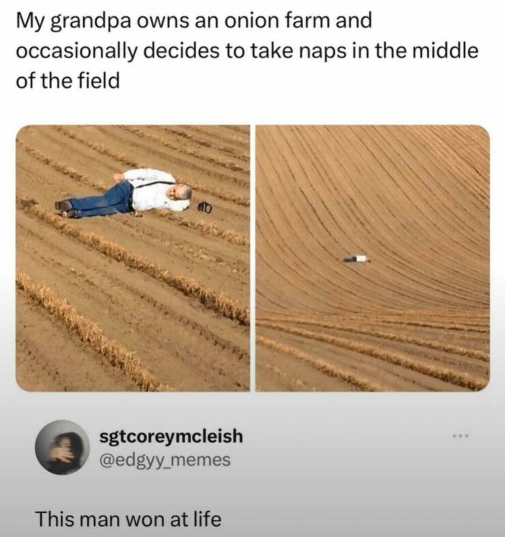 this man won at life