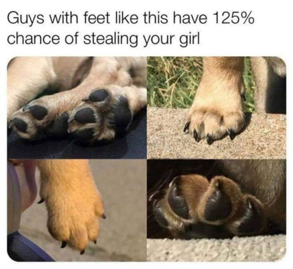 guys with feet