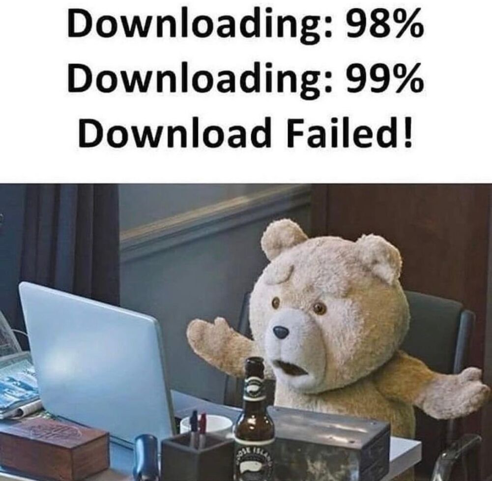 download failed