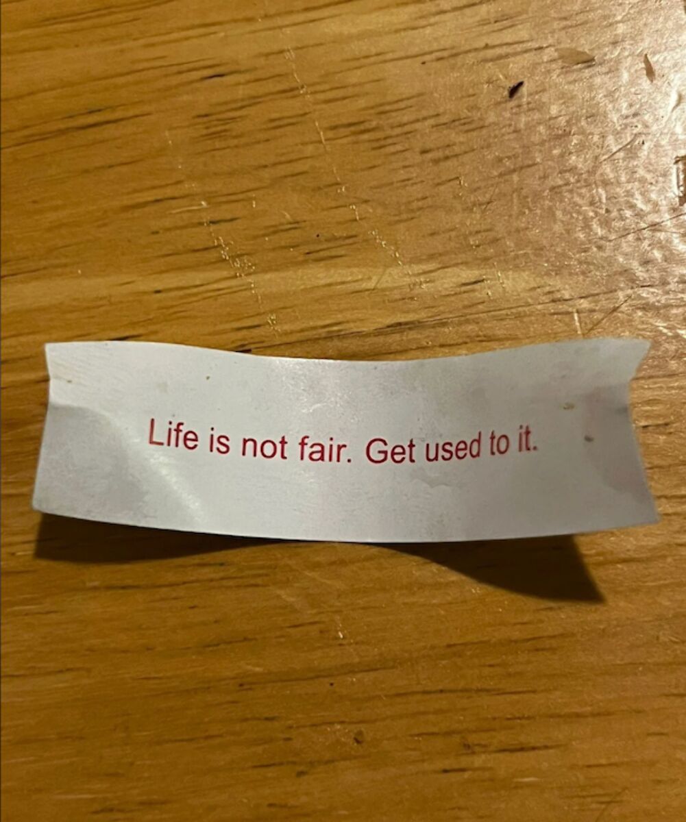 life is not fair