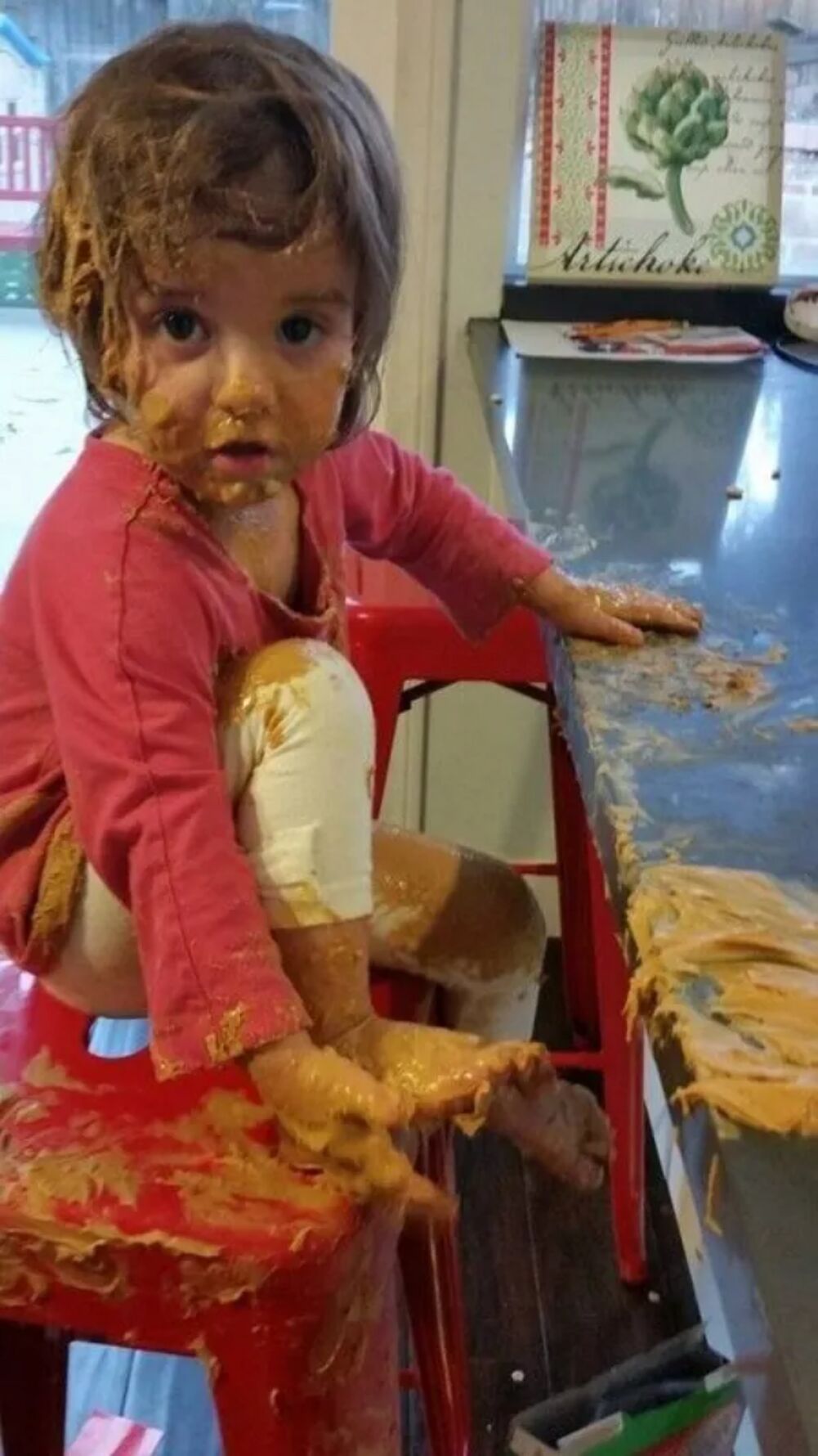 made a little mess