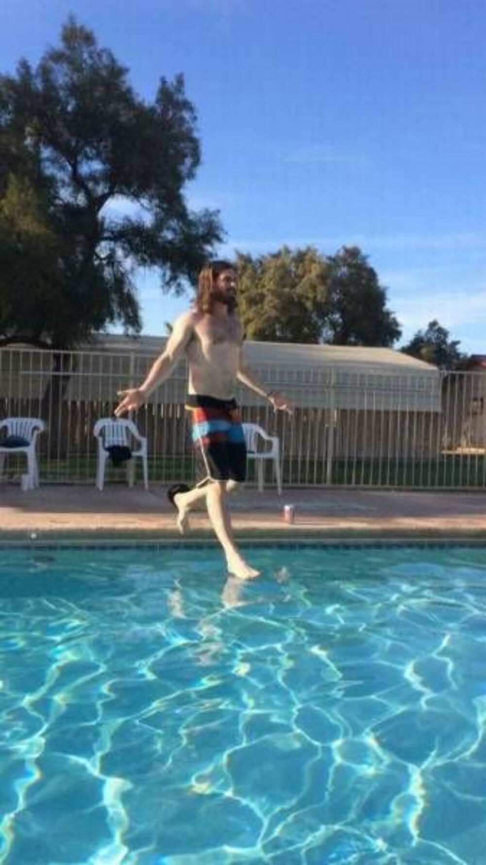 walking on water
