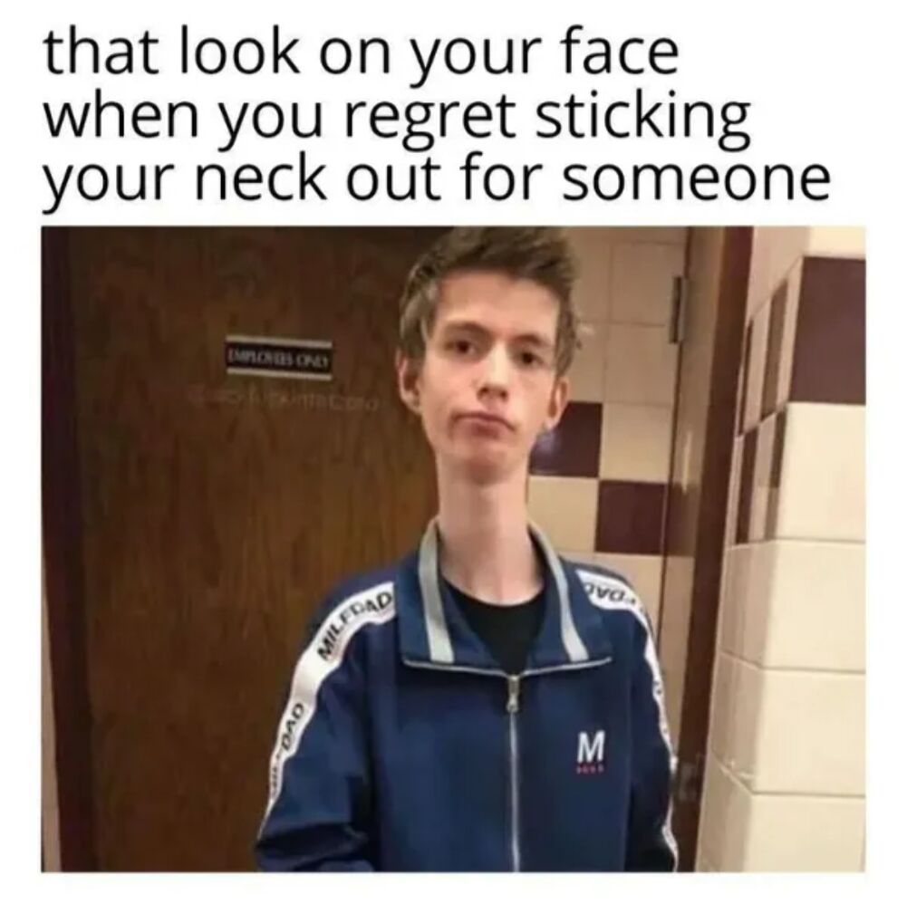 i regret that