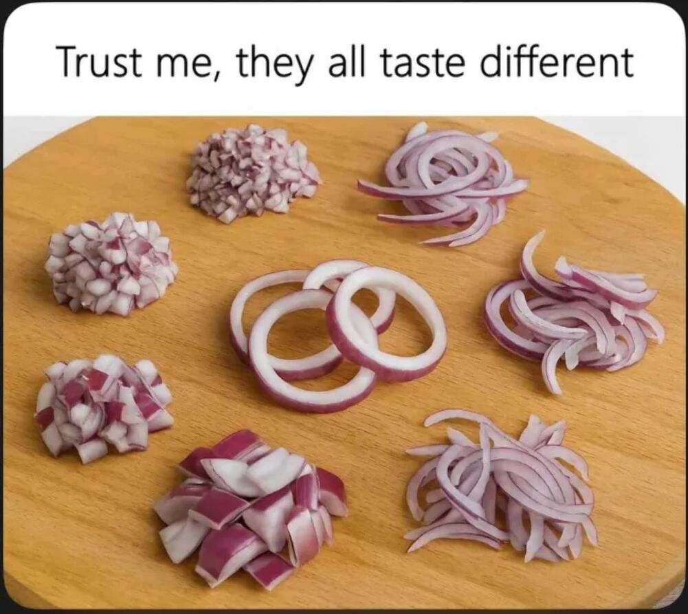 they all taste different