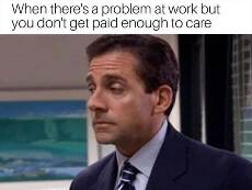 not paid enough